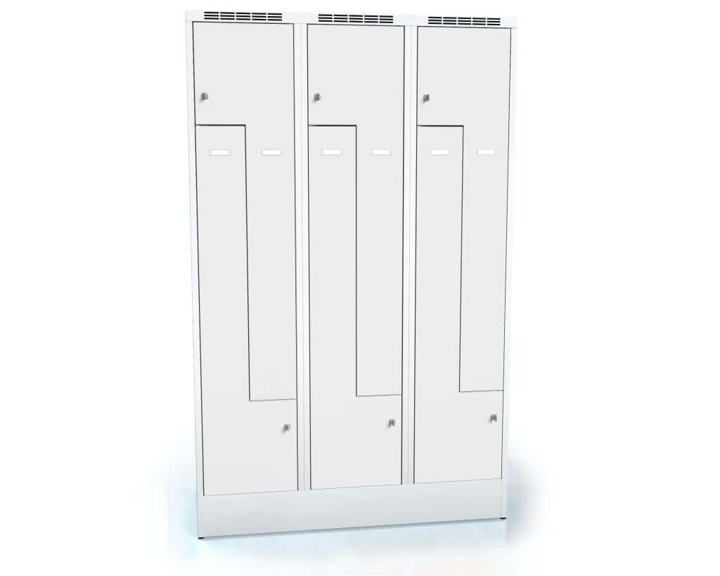Cloakroom locker Z-shaped doors ALSIN 1920 x 1200 x 500